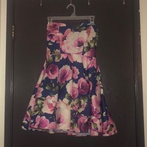 Blue Floral Dress